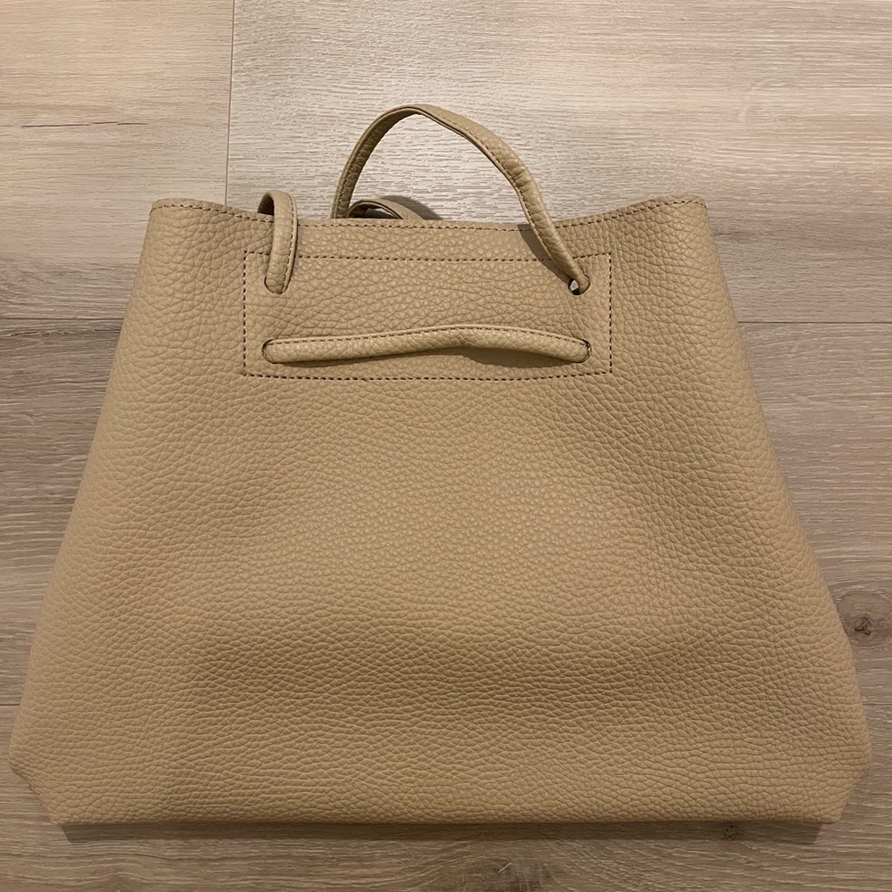 8 Other Reasons Vegan Leather Slouchy Bucket Bag - Tan